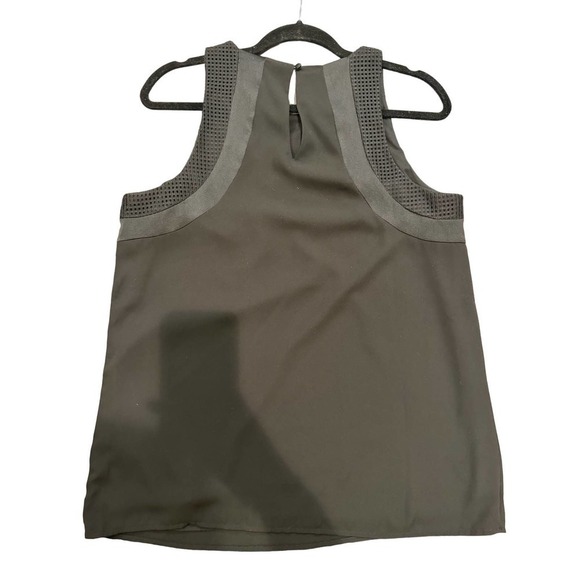 Banana Republic Sleeveless Black Work Top Woven Blouse Size Medium - Picture 2 of 5